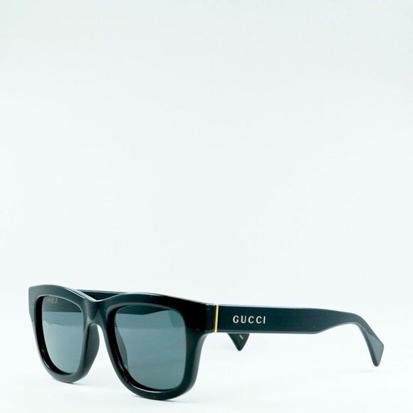 💯 NEW GUCCI GG1135S 002 BLACK GREY SUNGLASSES - Picture 2 of 11